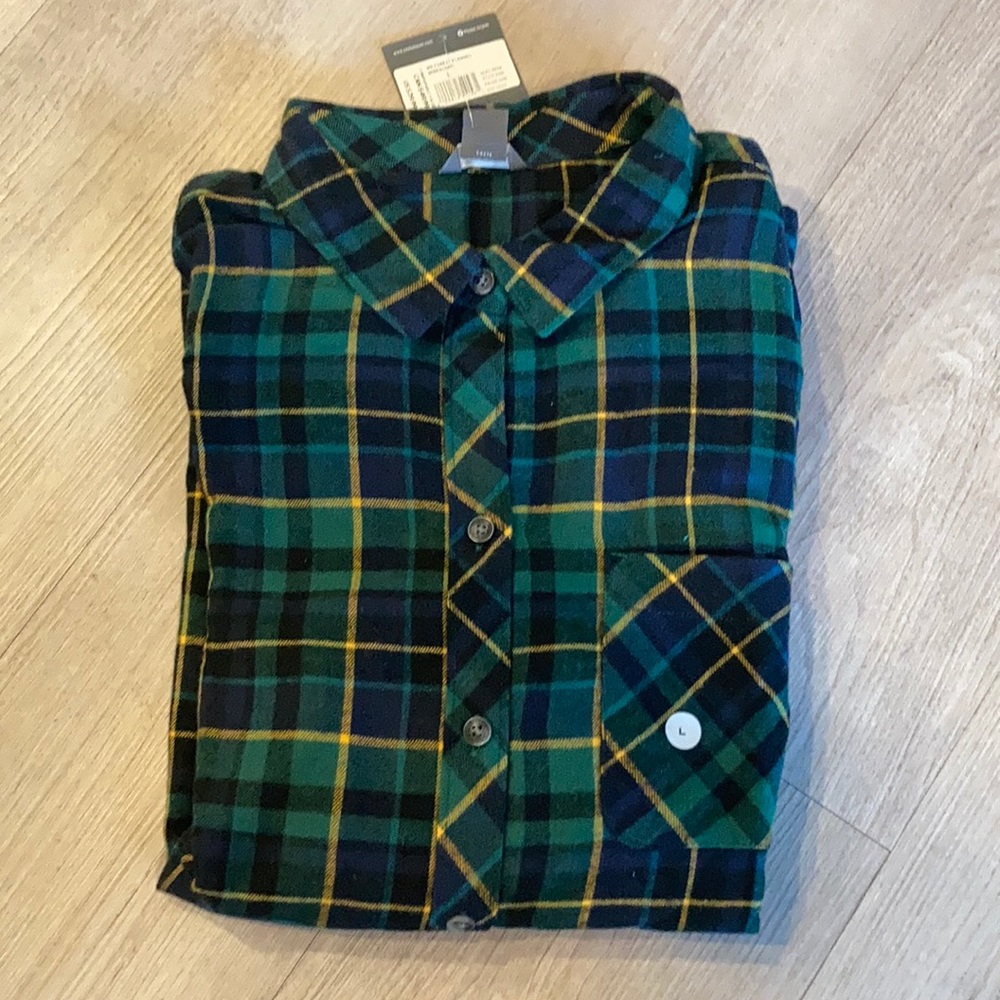 Eddie Bauer forest flannel